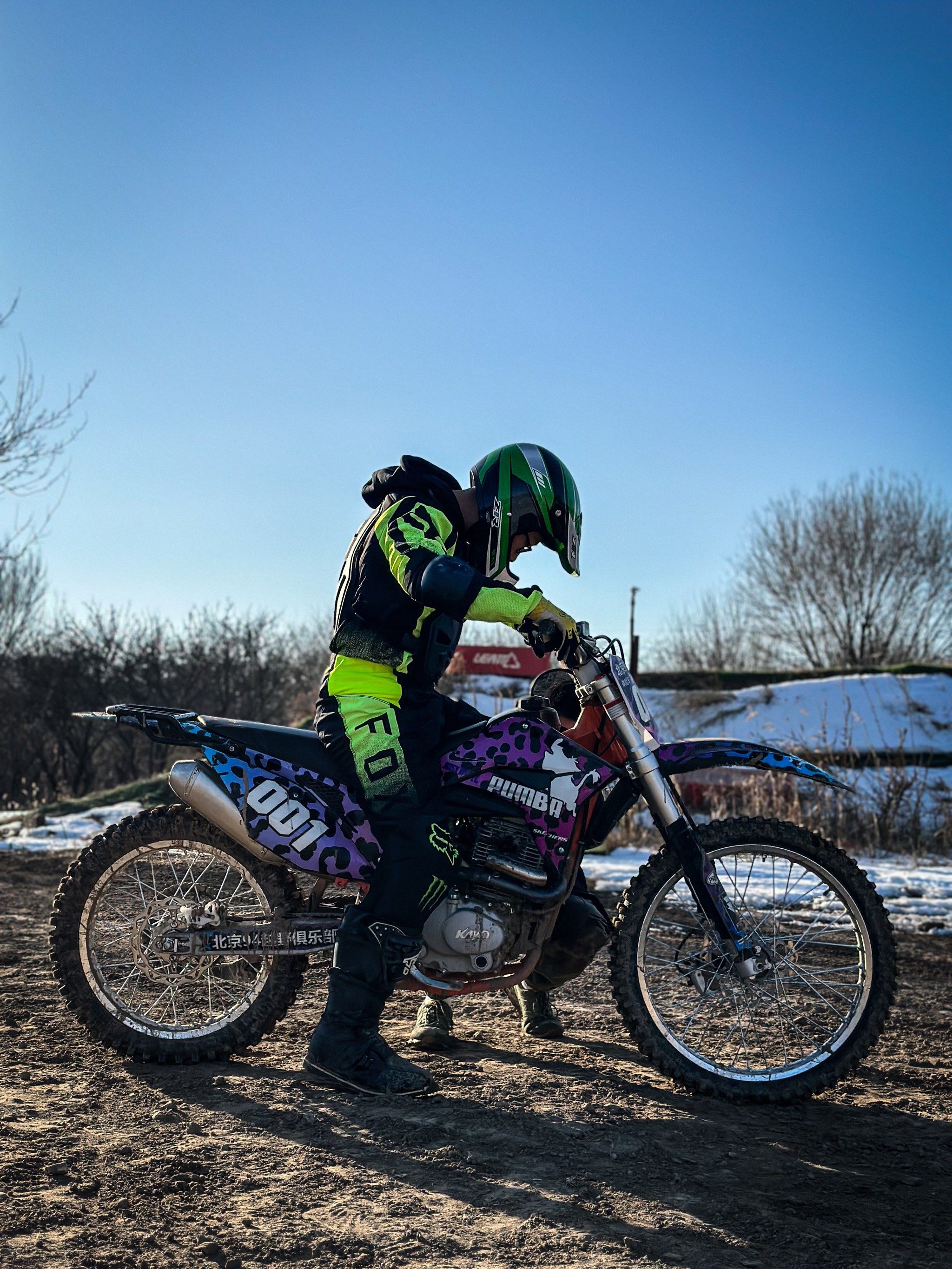 一次很棒的越野摩托体验