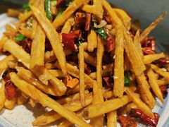 干煸藕丝-静一餐厅·湖北菜(前门店)