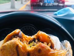 -清真马乐贝腊牛肉蛋黄菜夹馍(马蓉洒金桥店)