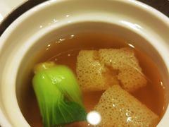 菜胆松茸汤-东港喜来登酒店·天香阁中餐厅