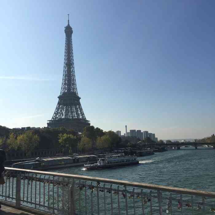 德比利行人桥-"德比利行人桥 看上去太普通了 在巴黎众多.