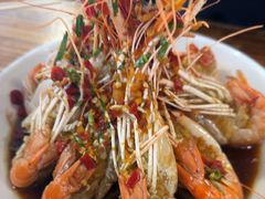 芥末罗氏虾-冶建镜子·老南昌大排档·江西虾王(总店)