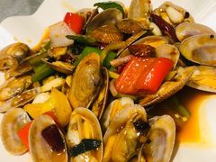 豉椒炒花甲-强记海鲜·大排档(蛇口新街店)