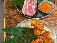 -明洞阿姨·韩式酱蟹烤肉·创意料理(三元桥店)