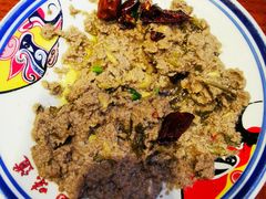 炒麻豆腐-李记白水羊头·清真老味家常菜(石景山店)