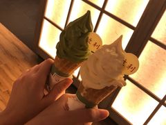 抹茶牛乳霜淇淋-辻利茶舖TSUJIRI(万象天地店)