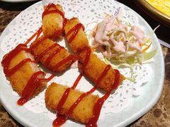 鲜虾虾饼-猪啊牛呀羊啊铜盘烤肉(正大广场店)