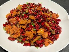 黑鸡枞菌拆骨辣子鸡-拾久(朝阳公园店)