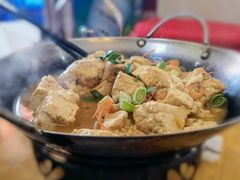 豆腐配虾-小乡小镇·传承桐庐土菜·老板亲自烧的菜