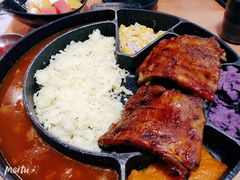 芝士排骨双人锅-肥肥虾庄·金牌油焖大虾(杨园滨江时代walk店)