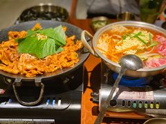 铁板章鱼五花肉-春熙台韩国料理·章鱼肥牛(西丽店)