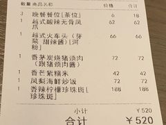 账单-CHINCHIN 青青·泰国料理(万象食家店)