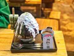 抹茶生乳かき氷-WONDER ICE 萬得冰田(建設路总店)