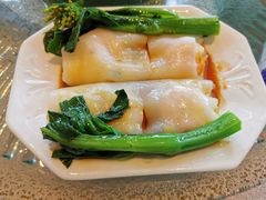 韭黄鲜虾肠粉-东莞塘厦三正半山温泉酒店·汉宫中餐厅
