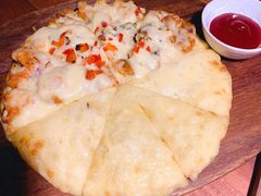 榴莲鸡肉双拼披萨-秀儿家の小确幸融合西餐厅(万达店)