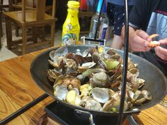 -东来菜馆•手抓海鲜家常菜•海鲜锅贴(鸽子窝店)