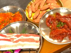 -明洞阿姨·韩式酱蟹烤肉·创意料理(三元桥店)