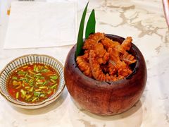 炸猪皮-浩海火烧云傣家菜(蓝港店)