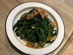 菠菜拌毛蛤蜊-味莊·青岛菜(云霄路店)