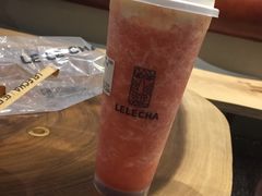 奶酪红草莓-LELECHA乐乐茶(上海五角场万达广场店)