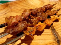 铁签串红柳串牛心管-新疆巴州金丝特餐厅(大钟寺店)
