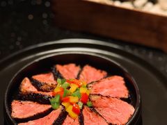 烟熏低温豉椒雪花牛肉-小运河·公馆(国贸店)