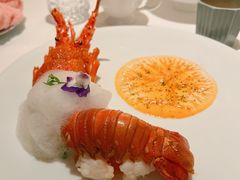 宫爆龙虾仔配虾脑蒸蛋-西郊5号·Maggie 5