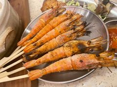 盐烤罗氏虾-白仁仔· 活烤海鲜 宵夜(豫园店)