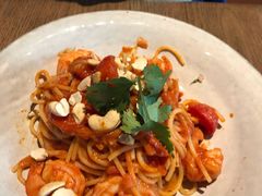 意式大虾意面配茄汁酱-Wagas沃歌斯(大学路店)