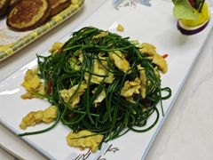 沙葱炒鸡蛋-三江源美食城