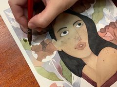 -六出私塾LiuChu•成人美术书法系统课程专业画室(熊婆婆的花园店)