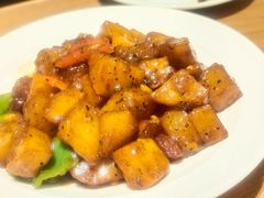 黑椒叉烧土豆丁-顺风汤馆·广府粤菜(江宸天街店)