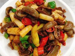 泡椒藕带炒鸡菌-小民大排档(马场角横路店)