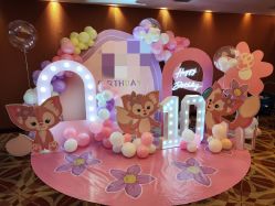 -11 Baby百日宴生日气球创意布置