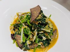 菠菜拌猪肝-阿庄新豫菜(航海东路店)