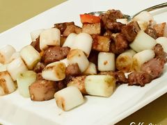 海皇酱香葱野菌爆雪花牛柳粒-红棉中餐厅·广州海航威斯汀酒店