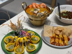 腌虾、虾片、椒盐粟米、冬阴功汤-CHILL Pho澳洲牛肉越南粉(佛山顺德万象汇店)