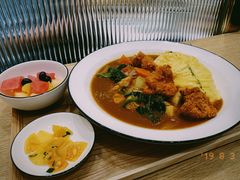 炸鸡块咖喱蛋包饭-池奈·咖喱蛋包饭(熙地港店)