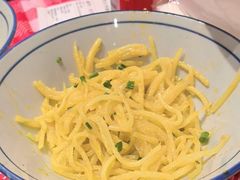 蟹黄咸蛋土豆丝-荆九爷爆炒桥头三嫩(浙大店)