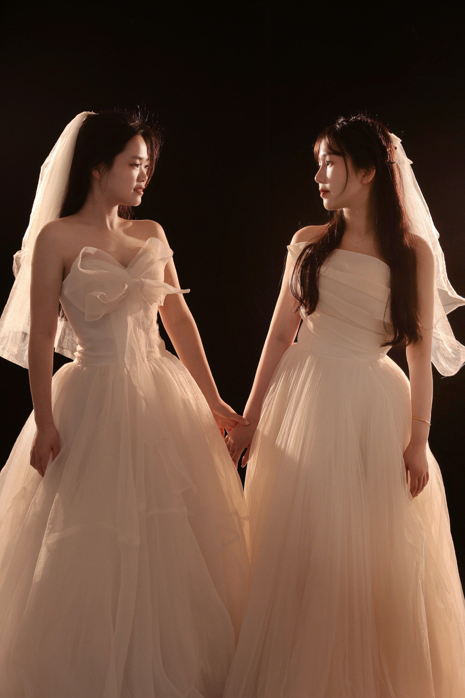 终于和闺蜜拍了婚纱照!