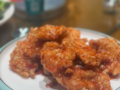 -东来菜馆•手抓海鲜家常菜•海鲜锅贴(鸽子窝店)