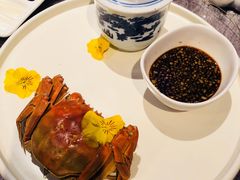 花雕芙蓉蒸帝王蟹-大董烤鸭店(王府井店)