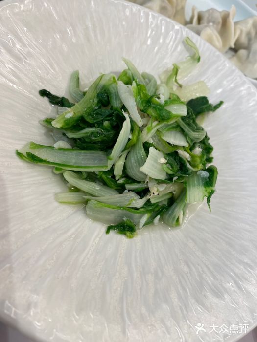 喜鼎海胆水饺(平安金融中心店)有机小白菜蒸虾皮图片