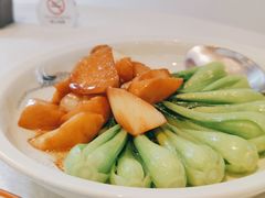 虾籽茭白小菜心-杭州西湖柳莺里酒店·闻莺厅