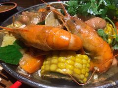 手抓海鲜黄咖喱味-仓库南洋海鲜小排档(柳河路店)