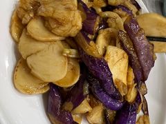 茄子炒年糕-红灯笼龙凤饭店(宁波老字号店)
