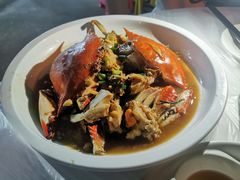 姜葱炒梭子蟹-丰收渔港饭店(嵊泗店)