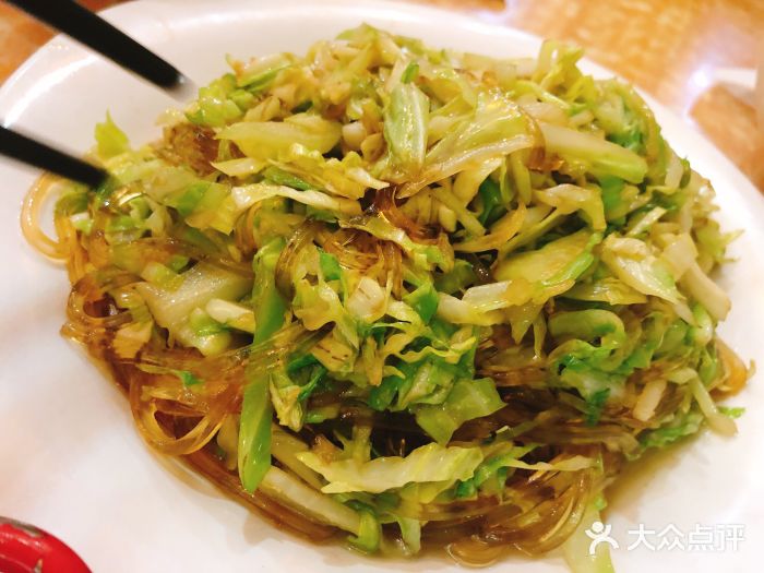 香豆小厨(春熙路正科甲巷店-莲白炒粉丝-菜-莲白炒粉丝图片-成都美食