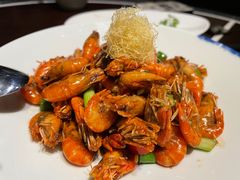 传统油爆虾-杭州西子湖四季酒店·金沙厅