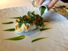 橄榄油慢煮海鲈鱼-Le Comptoir de Pierre Gagnaire